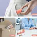 Pill Organizer 3X a Day for Women Weekly Pill Organizer,Detachable Pill Box 7 Day,Travel Daily Pill Case Organizer,Vitamin Organizer& Supplement Organizer for Daily Meds & Supplements, Cute Pink