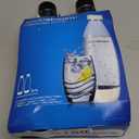 SodaStream Black 1L Slim Carbonating Bottles Twin Pack, Pack of 2