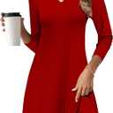 Red Long Sleeve Dress Size S