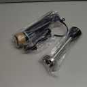 Bonsenkitchen Hand Blender, Immersion Blender with 2 Mixing Speed, Electric Handheld Mixer Portable Stick Mixer with Stainless Steel Blades for Soup, Smoothie, Puree, Baby Food (Single, Black)