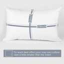 EDOW Luxury Soft Pillows for Sleeping, Fluffy Down Alternative Polyester Fiber Filled Pillow, Home&Hotel-Collection, Machine Washable