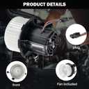 700248 AC Heater Blower Motor Fan Fit for Mercedes-Benz C300 C350 C63 AMG 2008-2011 E350 E550 GLK350 SLS AMG 2010 SLS AMG 2011-2015 75029, 2048200208,PM4030,2018200208,2048200000