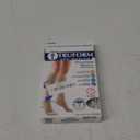 Truform 20-30 mmHg Compression Stockings for Men and Women, Knee High Length, Closed Toe, Beige, Medium (Medium (1 Pair))
