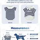Striped Dog Shirts for Small Medium Dogs - Summer Mellow Collared Polo T Shirt Puppy Cotton Clothes Cats for Cute Boy Girl Pets, Navy Blue, Small