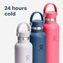 Hydro Flask Water Bottle - Insulated Stainless Steel - Non Spill, Leakproof in 24 Oz Shale Gray