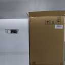 Anmotpe Modern Wall Clock Battery Operated Big Wall Clocks Large Mid Century Clock for Living Room, Silent Metal Wall Watch Circle Geometric Timepiece for Home,Living Room,Bedroom-26X16inch