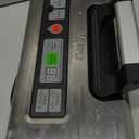 95kPa Precision Vacuum Sealer Machine, Double Heat Seal for Dry/Moist Food, Easy-Lock Handle, Built-in Bag Storage & Cutter, Progress Display, Pulse Mode, Removable Drip Tray, Silver