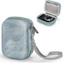 Cwatcun Carrying & Protective Case for Digital Camera, Small Camera Pouch for AbergBest 2.7" LCD Kodak Pixpro/Canon Power Shot ELPH 180/190 / DSCW830 Travel Cameras, Waterproof Shockproof Case Grey