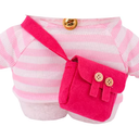3 Pieces Duck Lalafanfan Doll Clothes Bag Kawaii Plush Bear Sweater Stuffed Toy For 30cm Doll Duck Accessories Plush Toys