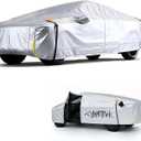 Wigoo Tesla Cybertruck Car Cover Accessories 2024-2026, Custom Fit Waterproof All Weather Outdoor Truck Cover, Windproof UV Rain Snow Dust Protection, Breathable Design, Paint-Safe Lining, Door Zipper