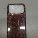 Magnetic for iPhone 17 Pro Case Cute Polka Dot Phone Case, Shockproof Slim TPU and Hard PC Protective Phone Cover Compatible with MagSafe Designed for Women Girls, Brown