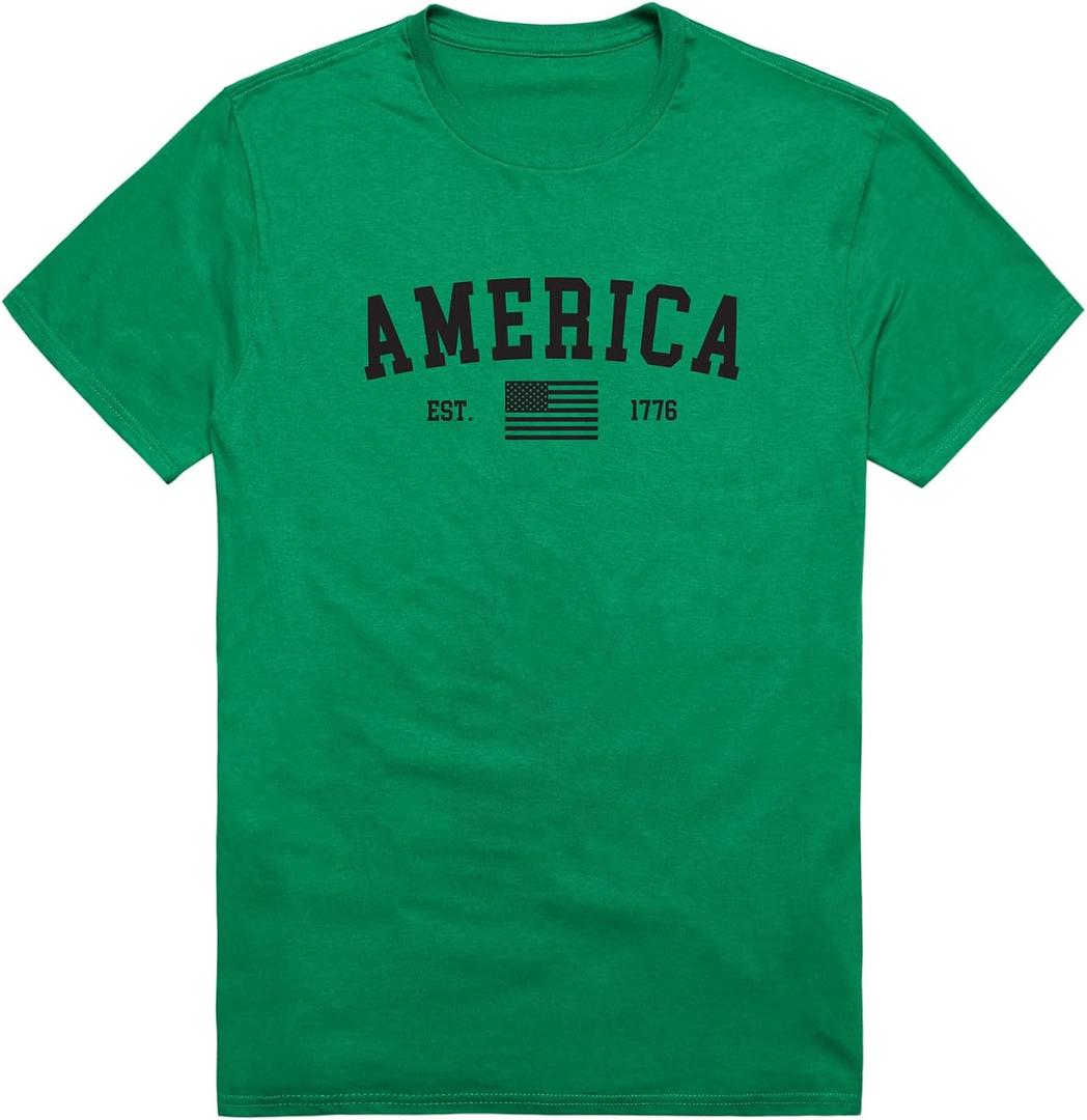 Rapiddominance America Basic Tees (Green, XL)