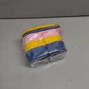 3 Pack Reusable Silicone Snack Containers with Lids, 8.5oz 2 Compartment Snackle Box Containers, Ideal Portable Small Snack Pack Containers for School, Office and Picnic (Blue, Pink, Yellow)