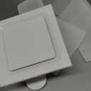 Orsong Bathroom Exhaust Fan 10" Panel Ultra Quiet without Light(8x8 Mount), 110CFM, 4" Duct for Bathroom/Garage/Home