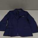 AmazingSea Boys Formal Suits Set, from Toddlers to Teen, Adjustable Waist, with Suspenders, Size: 4T, Blue