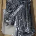 Starlink Mount Gen 3, Starlink Tripod Stand with Mount Adapter, Adjustable Height Starlink Tripod Mount Gen 3, 90 Tilt Angle Adjustment Starlink Antenna Pipe Adapter (Black)