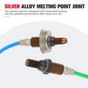 O2 Sensor Oxygen Sensor 2PCS Upstream Downstream Replacement 234-9108 234-4195 for Subaru Forester 2011-2013 Impreza 2010-2014 WRX 2014 4 Wire Heated 02 Sensor Direct Fit
