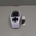 Mini Plug in Heater, Portable Wall Space Heater with Remote, Small Wall Outlet Heating with Adjustable Thermostat and 12H Timer, LED Display for Home Office Bathroom Indoor Use (Ivory)