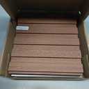 Art3d Slat Wall Panels, WPC Soundproof 3D Wall Paneling for Interior Wall Decor, TV Background, Samples 5-Pack 6 x 6 in.