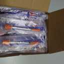 U-100 Syringe 0.5 ml/cc, 31 Gaugex1/2"(13mm), Orange Cap, Disposable Individual Wrapped, Pack of 100
