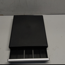 HFHOME Coffee Pod Drawer, 48 Vertuoline Coffee Pods Holder, Pods Storage Drawer Holder for 36 K Cup, Metal Coffee Station for Nespresso Vertuo Capsules for Home Office Counter, Black (48 pcs Capacity)