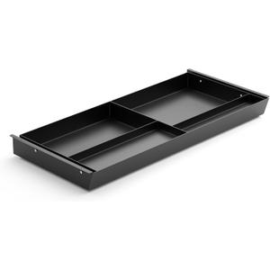 Under Desk Drawer 28.3" Wide, 60 Ergonomic Tilt Organizer with Multi-Compartment Ball Bearing Slides, Fully Assembled, Under Desk Storage for Home Office Supplies