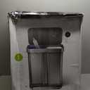 simplehuman 58 Liter / 15.3 Gallon Rectangular Hands-Free Dual Compartment Recycling Kitchen Step Trash Can with Soft-Close Lid, Brushed Stainless Steel