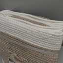 4 Pack Storage Baskets for Organizing, Woven Baskets for Shelves - Perfect for Toys, Books, Towels, and Clothes, Durable Gift Basket Bins Toy Storage, 15.7''Lx11.8''Wx7.8''H, Brown & White