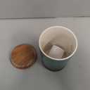 Le Creuset Signature Large Salt Cellar and Storage Canister with Wood Lid, 26 oz., Artichaut