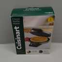 Cuisinart Waffle Maker, 1250W Round Classic Waffle Iron, 5Setting Adjustable Browning Control, WMRCANAS, Brushed Stainless