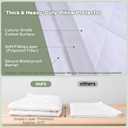 CoolShields Premium 100% Cotton Waterproof Pillow Protectors with Zipper, Breathable & Noiseless, Hypoallergenic Soft Skin-Friendly Surface for All-Night Comfort, King Size - 20x36 (2 Pack)