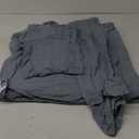 PURE ERA Jersey Knit Duvet Cover Set 100% T-Shirt Cotton Super Soft Comfy 3pc Bedding Set with Zipper Closure (Heather Blueish Grey, King)