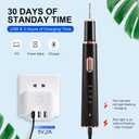 Plaque Remover for Teeth, Tartar Remover for Teeth Cleaning with 4 Replaceable Heads and 3 Adjustable Modes, Rechargeable Teeth Cleaning Plaque Remover for Home