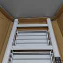 WOA WOA Step Ladder, Widen Pedals Foldable Step Stool, Lightweight Aluminum Ladder, Easy to Move Around, Anti-Slip Foot Stepladder for Household, Fold Thin & Space Save, 300 lbs Load (2 Step, White)