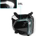 LED Headlight Compatible with Chevy Traverse 2022 2023 2024 w/LED DRL Factory Style Headlamp Assembly w/Bulbs Left Driver Side LH