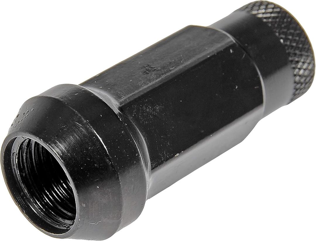 Dorman 713-685A Black Open End Knurled Wheel Nuts Compatible with Select Models, 20 Pack