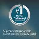 Philips Sonicare A3 All-in-One - Genuine Replacement Electric Toothbrush Heads, White, 2 Pack, HX9092/77