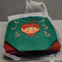 Clysee 36 Pcs Christmas Gift Bags with Handles 12.6 x 9.8 x 6.7 Inch Large Non-Woven Tote Bags Christmas Reusable Treat Bags for Gifts Wrapping Shopping Xmas Holiday Party Favors