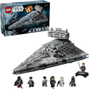 LEGO Star Wars Imperial Star Destroyer Building Toys Set - Build & Display for Boys & Girls, Ages 10+ - Gift for Birthdays - Star Wars Darth Vader & 6 Minifigure Toys - 75394