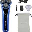 Remington Limitless X7 Shaver for Men, Titanium Blades and Power Sense Technology, Advanced Performance Foil Rotary Electric Shaver with PivotBall for Sensitive Skin Comfort, 100% Waterproof.