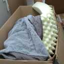 INVENHO Orthopedic Dog Beds Large Sized, XL Washable Dog Sofa with Egg-Crate Foam, Waterproof Lining and Non-Skid Bottom (XL (42"x 32"x 6.5"), Grey)