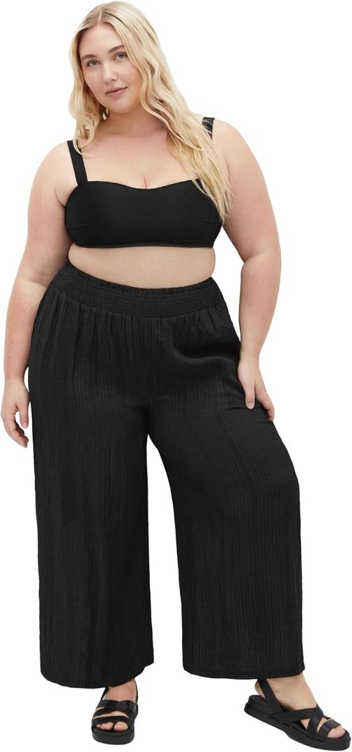 City Chic Women's Plus Size Pant - Maci (Black, XXL)