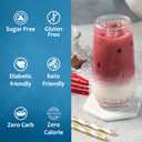 Syruvia Sugar Free Coffee Syrup, Red Velvet Flavored Syrup for Drinks, Lattes, and Desserts 25.4 Fl Oz