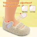 FEETCITY Toddler House Slippers - Boys & Girls Winter Kids Indoor Home Shoes - Warm Socks, One Size