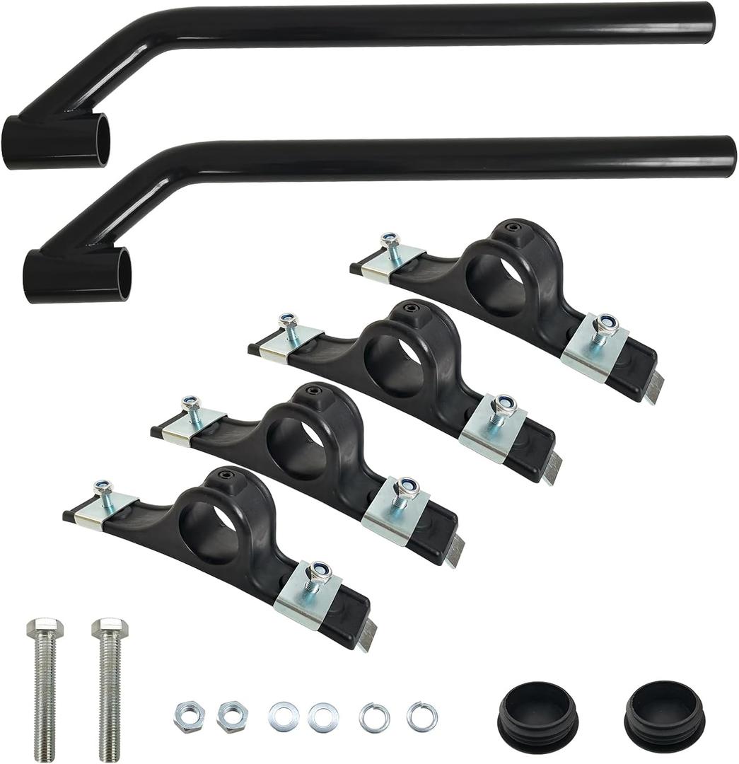 8591000 Fender Mounting Bracket Mount Kit Fit for 19.5"-24.5" Dual Dump Flatbed Rear Wheels Semi Trailers Trucks 8590195 8590245 Poly Fender