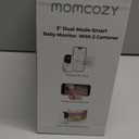 Momcozy BM04 Smart WiFi Baby Monitor with 2 Cameras, 5 1080P Split Screen Video Baby Monitor with Camera and Audio, Clear Night Vision, 5000mAh Battery, 2-Way Audio