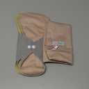 Langsprit Cotton Reusable Period Pads for Women, Washable Pads Menstrual, Regular Absorbency Cotton Cloth Menstrual Pads 3pcs Set with Mini Wet Bag, Suitable for Menstrual Period (Medium (Pack of 3), Green, Brown,yellow)