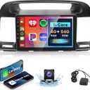 8Core 4G+64G Car Radio for Toyota Camry 2000-2006, Rimoody Car Stereo with Android 13 Carplay Android auto 9 Inch Touchscreen GPS 4G-WiFi Bluetooth FM DSP-36 Mirror Link 59-UI Themes Backup Camera