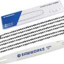 SawWorks 20 Inch Chainsaw Bar and Chain Combo .325" Pitch .063" Gauge 81DL