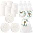 50 Pcs Cross Soap Baptism Favors Set Baby Baptism Favor Scented Soap Favors for Baby Shower Christening Communion Wedding Bridal Party Guests Decoration (White)